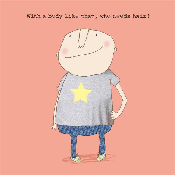 Rosie Made A Thing | Hair - Humour Card