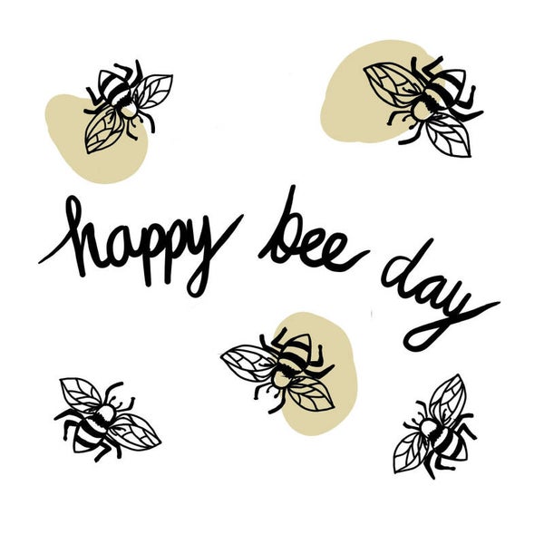 TS | Happy Bee Day - Gold