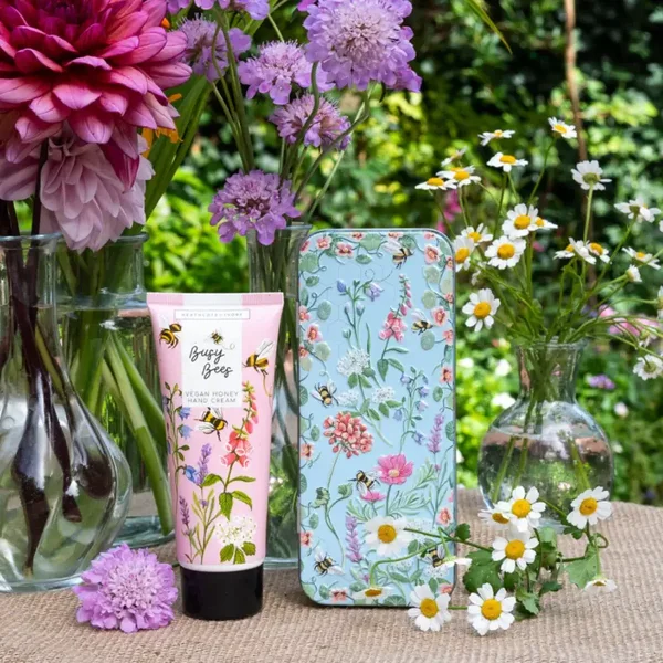 Heathcote & Ivory | Busy Bees Vegan Honey Hand Cream Tin
