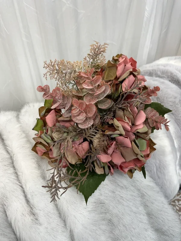 Artisan Florals | Hydrangea Bouquet - Plum