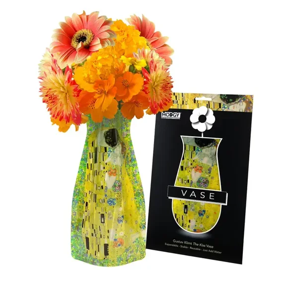 Modgy Expandable Vase | Gustav Klimt The Kiss
