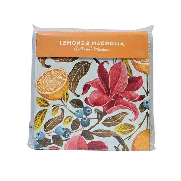 Catherine Marion | Lemons & Magnolia - Paper napkins 20pkt