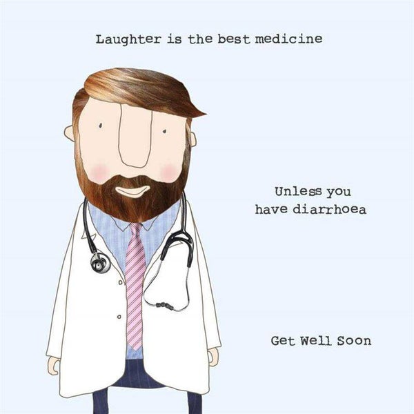 Rosie Made A Thing | Diarrhoea - Get Well Card