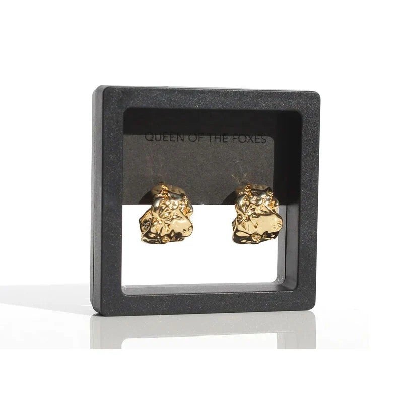 Queen of Foxes | Earrings - Molten Drop Gold