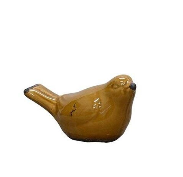 Artisan Florals | Ceramic Bird - Mustard Sm