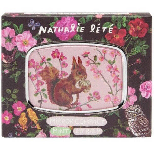 Heathcote & Ivory | Nathalie Lete Forest Folk Mirror Compact Lip Balm