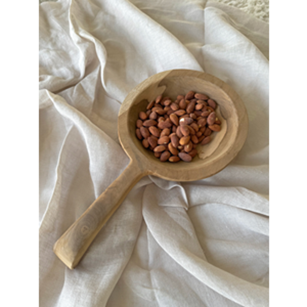 Bear & Fox | Organic Teak Tapas Bowl w/ Handle - Natural