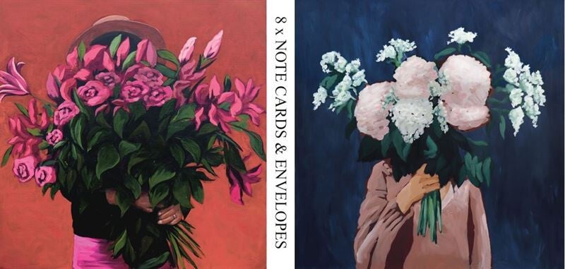 Abbey Merson | Midnight Blooms & Lush Blooms 8 Pkt - Notecard