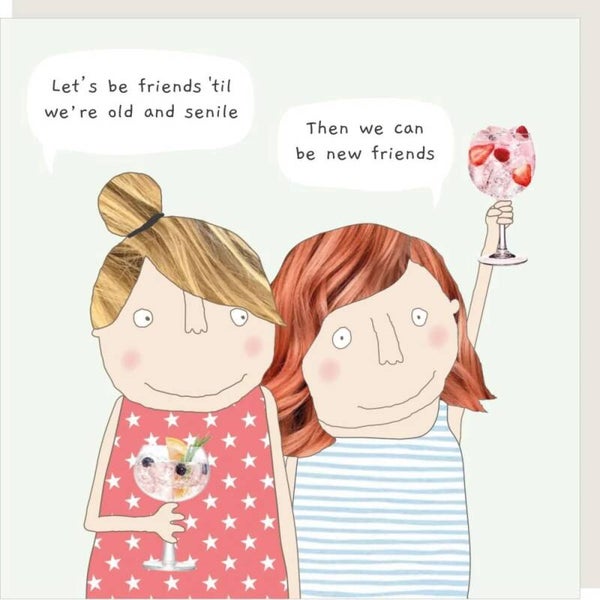 Rosie Made A Thing | New Friends- Humour Card