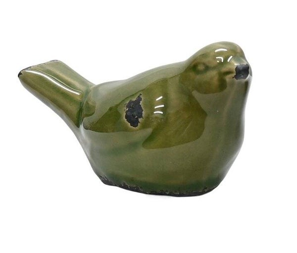 Artisan Florals | Ceramic Bird - Olive Sm