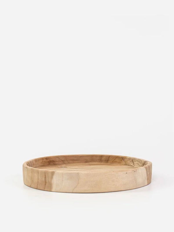 Organic Teak Serving Bowl - Straight Sided
