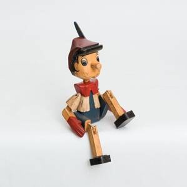 Bear & Fox | Pinocchio Sitting - Small