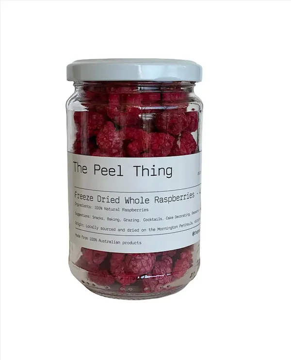The Peel Thing | Freeze Dried - Whole Raspberries (40g)