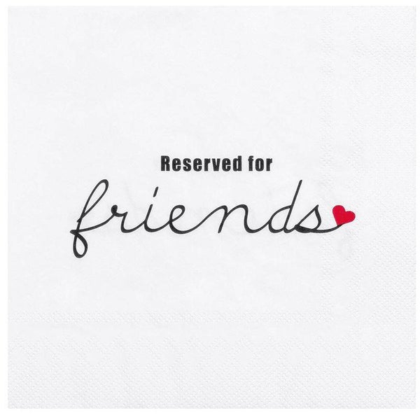 Räder | Reserved For Friends - Luncheon Napkin