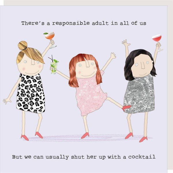 Rosie Made A Thing | Responsible Girl - Birthday Card