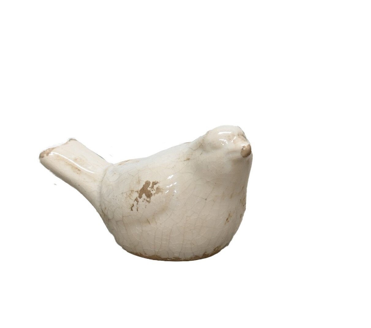 Artisan Florals | Ceramic Bird - Cream Sm