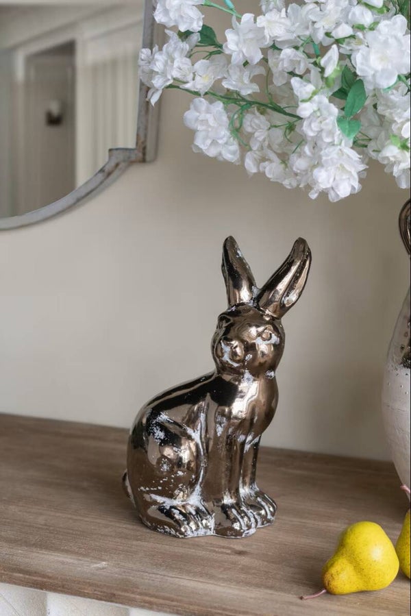 Sitting Gold Rabbit - small