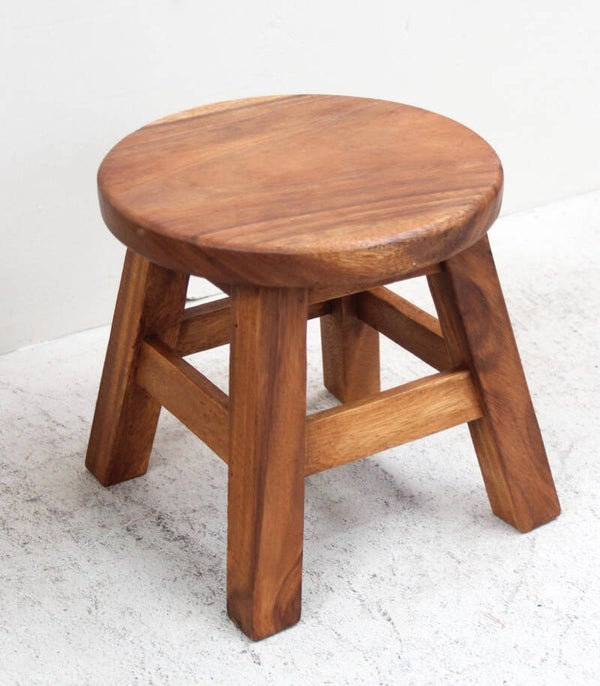 Barron | Wooden Stool – Small Round