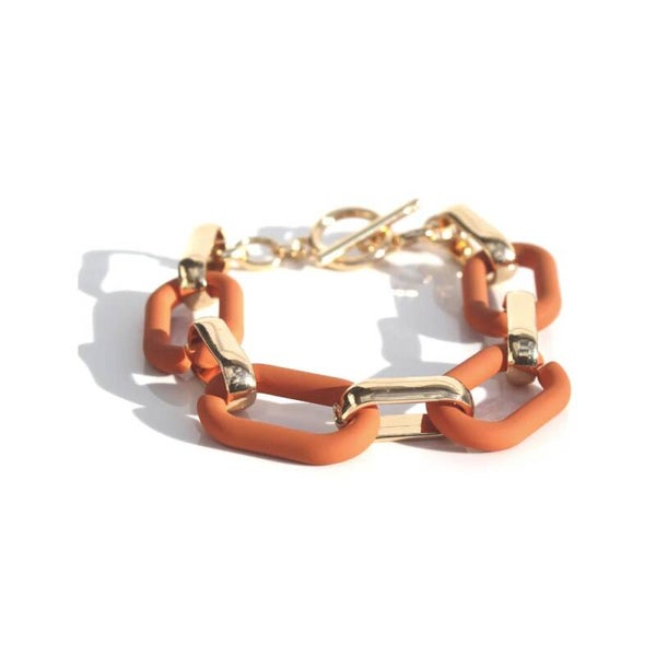 Queen of Foxes | Bracelet - Statement Link - Terracotta