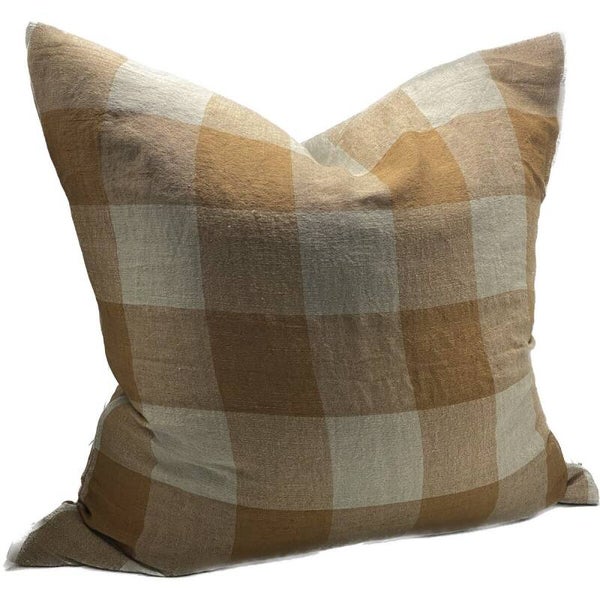Sugg & Co | Linen Cushion Cover - Toffee