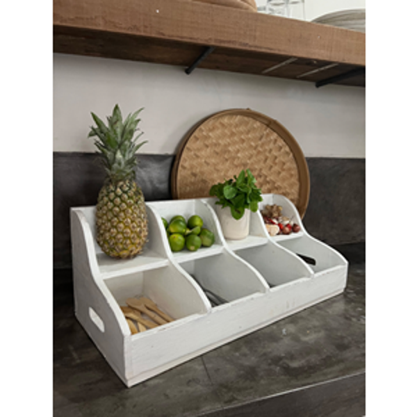 Bear & Fox | Florence Caddy Benchtop White