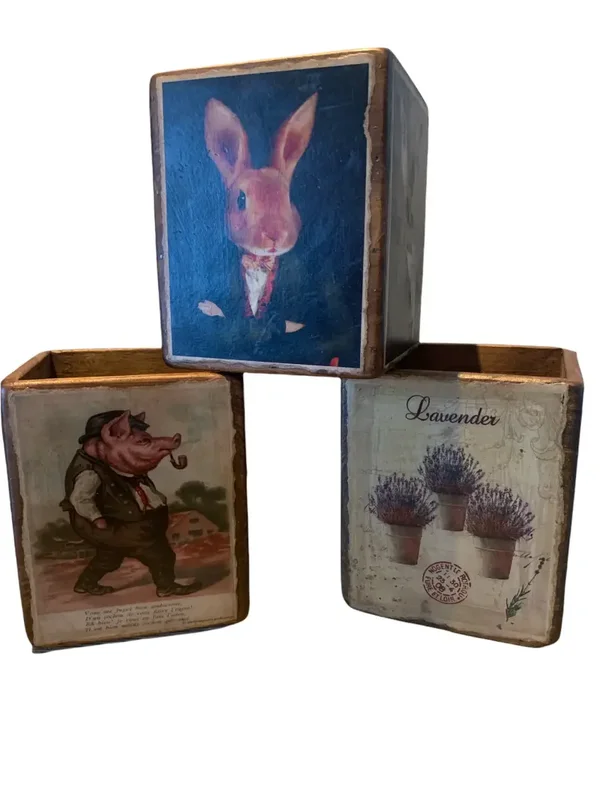 Cafe Box with Pictures - mixed designs