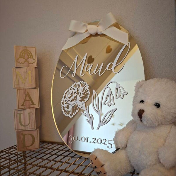 Geboortebloem spiegel