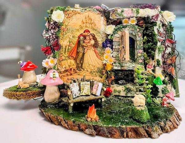 Fairytale Garden Book Diorama