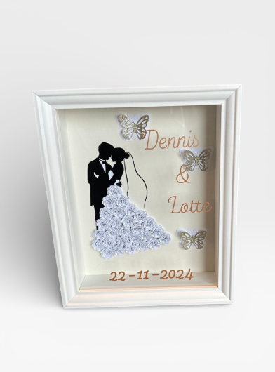 Shadowbox bruiloft