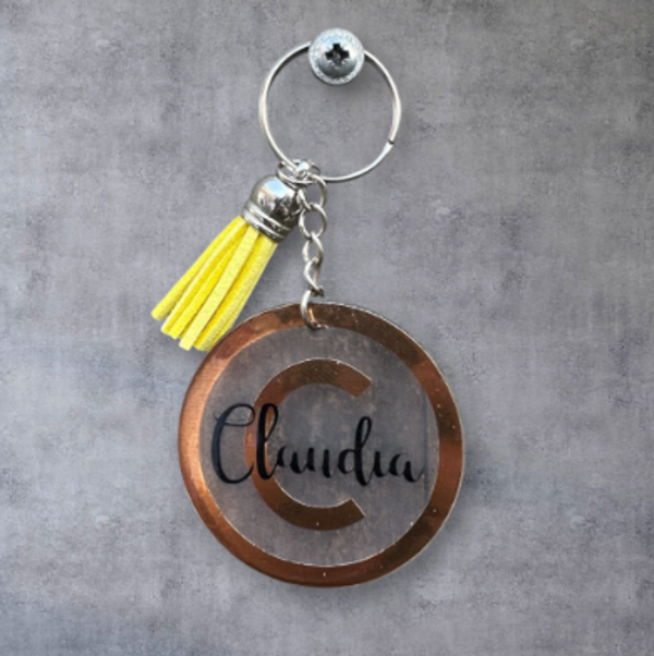 Sleutelhanger met letter