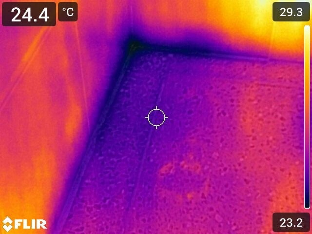 Ricerca di perdita su pavimento con materiali non idonei alla termografia