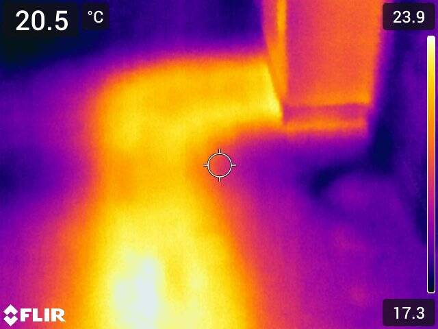 Termografia di impianto di riscaldamento per diagnostica e comfort termico
