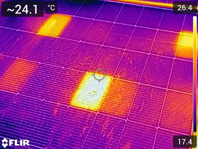 Controllo termografico di impianto fotovoltaico