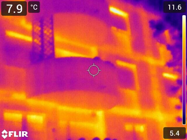 Termografia dell'involucro edilizio per ponti termici e dispersioni