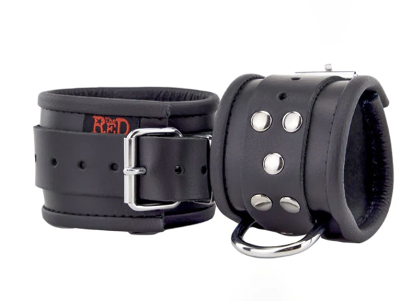 Leather Handcuffs - Black