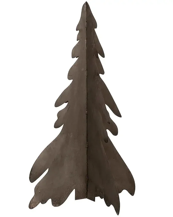 Trädgårdsdekoration Gran Fällbar Metall 112cm
