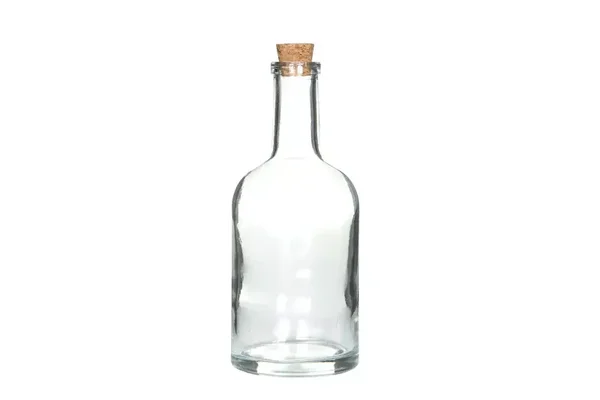 Glasflaska med kork 18cm