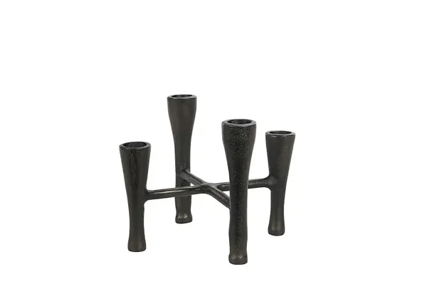 Ljusstake Svart Metall
