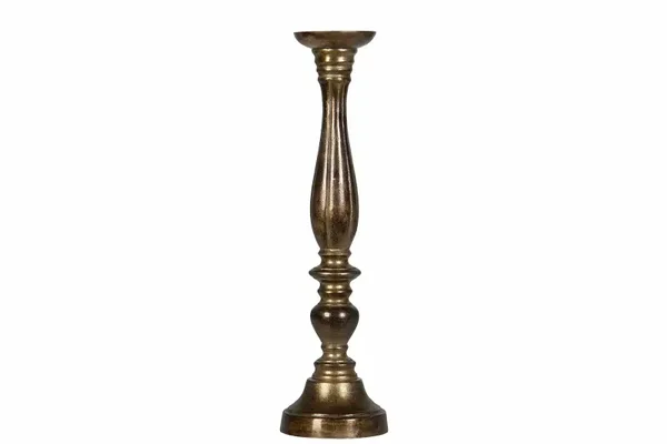 Ljusstake Isadora Bränd Mässing 40 cm