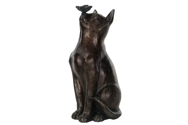 Golvdekoration Katt Fjäril 37 cm