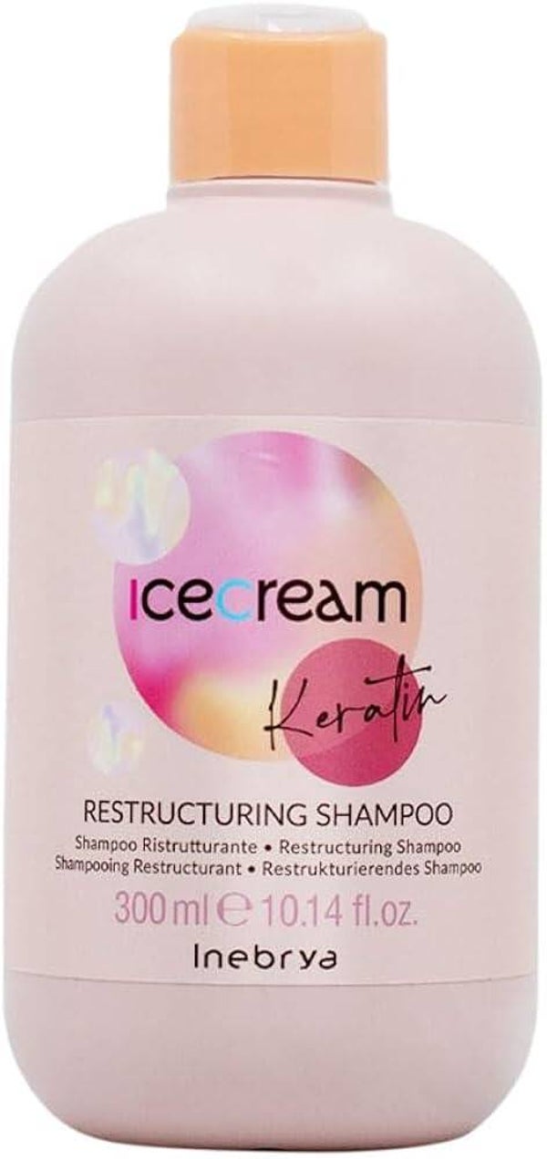 Inebrya Ice Cream Keratin Restructuring Shampoo - Shampoo Ristrutturante