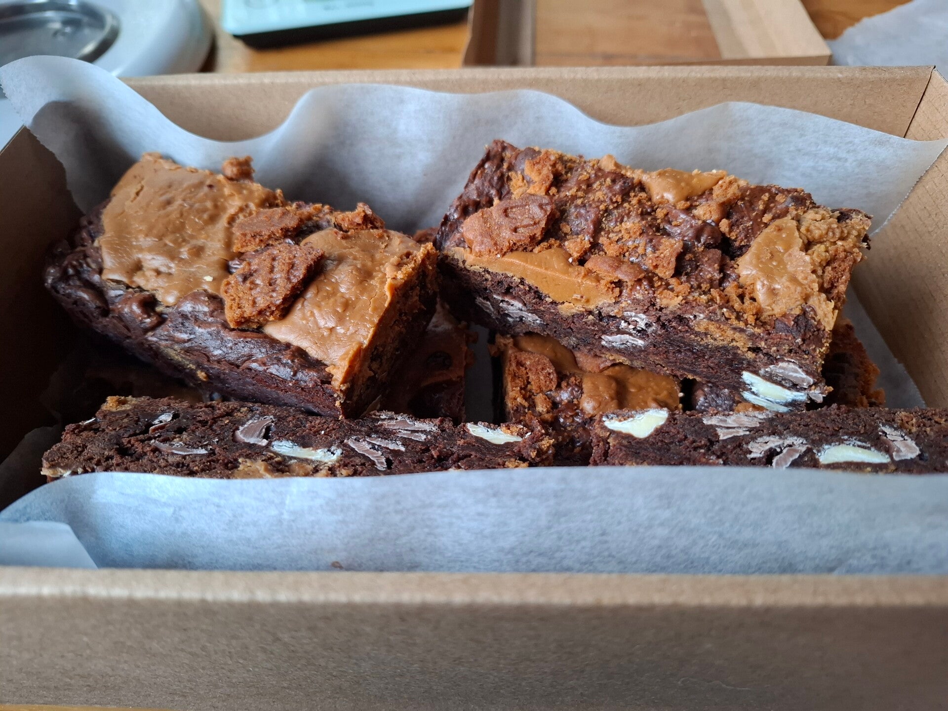 Biscoff brownie