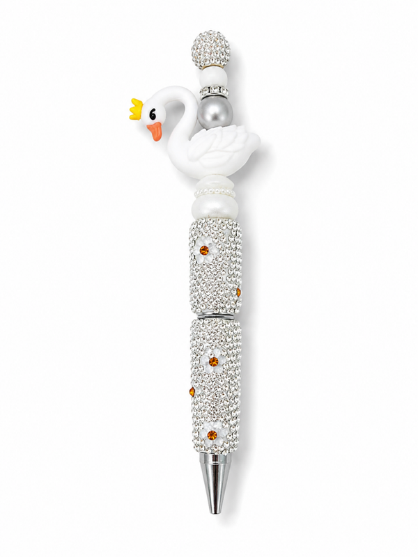 Glitter pen | Zwaan - Wit