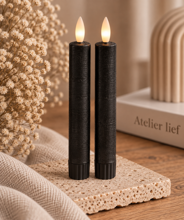 Dinerkaars LED - Zwart