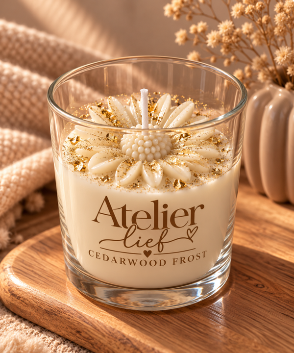 Atelier lief | Geurkaars - Cedarwood Frost
