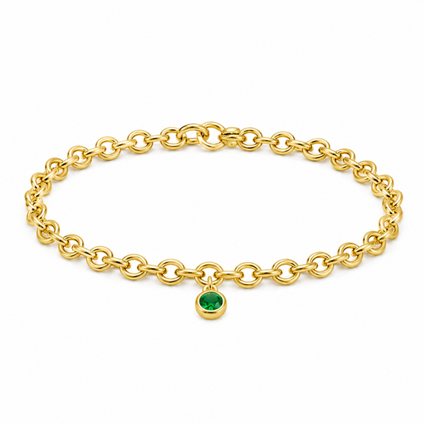 Geboortesteen armband