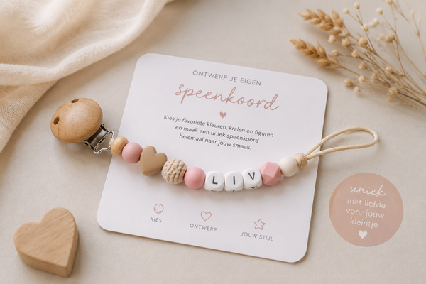 Ontwerp jouw eigen speenkoord