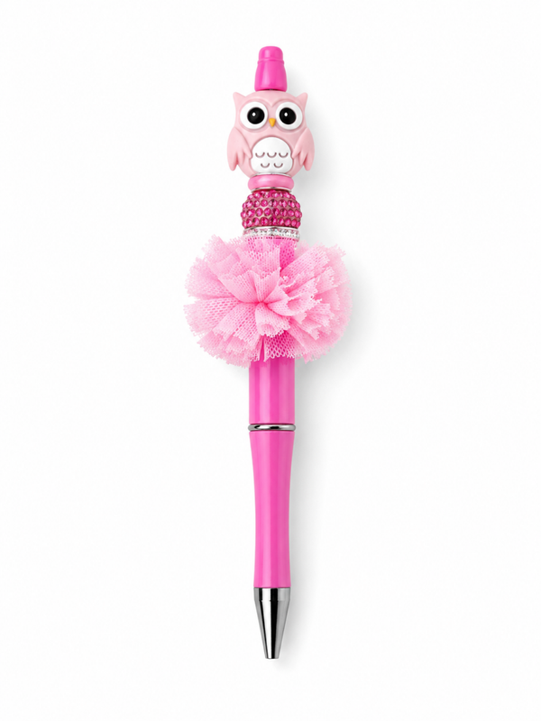 Pen | Uil - Roze
