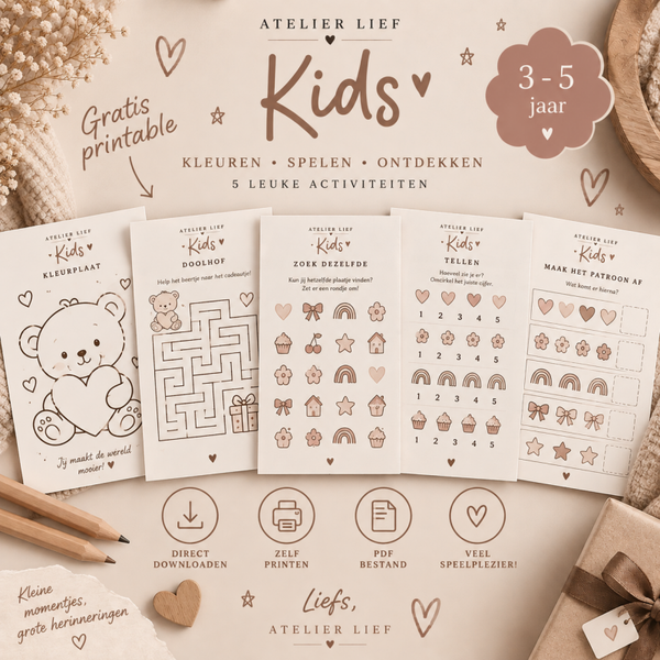 Atelier lief Kids | Speelpakket - 3–5 jaar