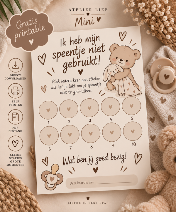 Atelier lief Mini | Mijn Speenkaart